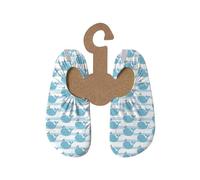 Slipstop Zapatillas de baño para niños, diseño de gatos divertidos, multicolor, Ballenas Blancas Dori, 30/32 EU