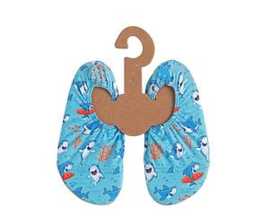 Slipstop Zapatillas de playa para niños, antideslizantes, para deporte, natación, baño, vacaciones, unisex, con factor de protección solar 50+, 18/20 EU