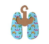 Slipstop Zapatos de playa para niños, antideslizantes, deportivos, natación, vacaciones, unisex, protección solar UPF 50+, Cangrejos Bubba, 24/26 EU