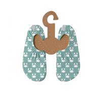 Slipstop Zapatos de playa para niños, antideslizantes, deportivos, natación, vacaciones, unisex, protección solar UPF 50+, Pinzas de menta, 27/29 EU