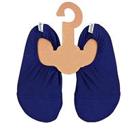 Slipstop Zapatos de playa para niños, antideslizantes, para ballet, natación, vacaciones, yoga, piscina, peces de acuario, para niñas y niños, verde/multicolor, diferentes tamaños, azul marino, 30/32