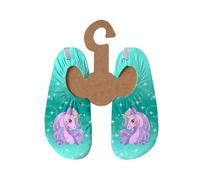 Slipstop Zapatos de Playa para niños, Antideslizantes, protección Solar UPF 50+, Bellisima Unicornio, 21/23 EU