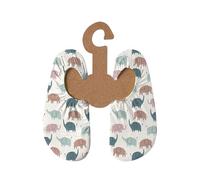 Slipstop Zapatos de playa para niños, antideslizantes, protección solar UPF 50+, Elefante afro, 27/29 EU