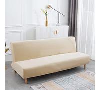 Slish - Funda elástica de terciopelo para sofá cama, sin reposabrazos, plegable, para sofás Sper de 2 a 3 plazas, alta elasticidad, protector de sofá para renovación del hogar y actualización de