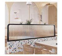 Slish - Separador de habitación a rayas - Partit de escritorio de valla baja para restaurantes, bares y zonas de comedor - Rejilla separadora de habitación Detive