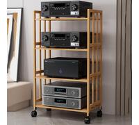 Slish - Soporte esquinero para TV - Space-Sing Multima consola y estante de juegos moderno o-visual para salas de estar y áreas de entretenimiento t Home Solut