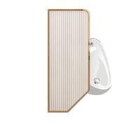 Slish Urinal Partit 4 paneles templados con acero inoxidable e perfectos para hoteles, oficinas, bares y baños públicos