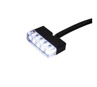 SLJLAORY luz freno trasera Accesorios de modificación luz trasera motocicleta pequeña cuadrada Universal señales giro freno