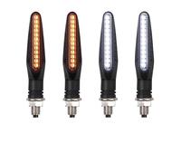 SLJLAORY luz freno trasera Luces indicadoras de señal giro para motocicleta luz circulación diurna delantera y trasera lámpara secuencial