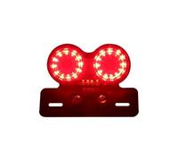 SLJLAORY luz freno trasera Luz trasera universal para motocicleta luz de freno y parada luces matrícula indicadores señal giro para