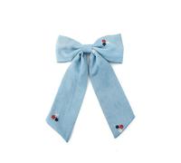 SLJYM - Diadema de moda para niñas, diseño de rayas, elegante, accesorio para el cabello, elegante diadema con clip de lazo