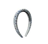 SLJYM - Diadema para niñas con patrón floral a cuadros para niñas, diadema colorida y elegante, lazo para el pelo