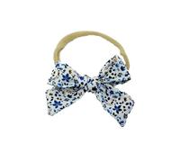 SLJYM - Diadema para niñas con patrón floral a cuadros para niñas, diadema colorida y elegante, lazo para el pelo