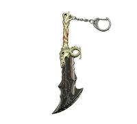 SLLOPL GOW Kratos Leviathan Hacha Llavero Cuchillas del Caos Llavero Regalos para Hombres Adolescentes Juego Fan Cosplay, Estilo 13., L