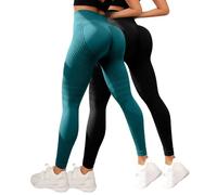 SLNLUYK 2 Pack Leggings 3D Anticelulítico Mujer, Leggins Anticelulitis Compresión, Leggins 3D Celulitis Push Up, Mallas Anticelulitis Mujer Lipedema Redefine Tu Silueta Sin Esfuerzo 1