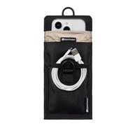 SLNT Funda Faraday para teléfono Celular con Bolsillo silencioso, Nailon Impermeable, Dispositivo de Bloqueo de señal Loto para teléfonos, llaveros, Carteras, privacidad (Negro, pequeño)