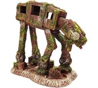 SLOCME Acuario At-At Imperial Walker All Terrain Blindado Transporte Decoraciones - Fish Tank Resina Robot Betta Fish Hide Cueva Ornamento