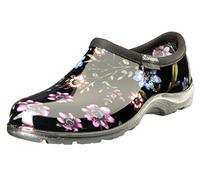 Sloggers Rain & Garden Shoes, Calzado cómodo Impermeable Mujeres, Ditsy Spring Black, 7