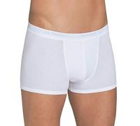 Sloggi 1 Boxer Basic Short Hombre Algodón Blanco Talla 5, Color blanco.