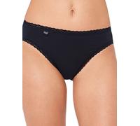 Sloggi Braga 24/7 Cotton Lace Tai – algodón con encaje – Mujer Negro Talla 42
