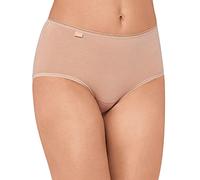 sloggi 24/7 Cotton Midi C3P, Slip, Mujer, Marrón (Brush), 50