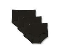 sloggi 24/7 Cotton Midi C3P, Slip Mujer, Negro (Schwarz), 50