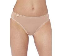 sloggi 24/7 Cotton Tai C3P, Slip, Mujer, Marrón (Brush), 42