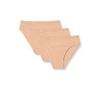 sloggi 24/7 Cotton Tai C3P, Slip, Mujer, Marrón (Brush), 48 ES (Talla EU: 46)
