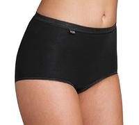 Sloggi Bragas Basic+ Maxi Pack de 2 Mujer Negro Talla 46