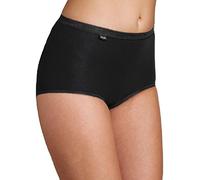 sloggi Basic+ Maxi 4P, Slip, Mujer, Negro (Black), 42