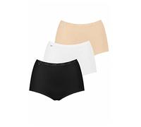 sloggi Basic+ Maxi C3P, Slip para Mujer, Multicolor, 50