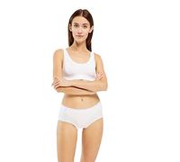sloggi Basic+ Midi 3P, Slip, Mujer, Blanco (White), 42