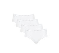 Sloggi Basic+ Midi 4p, Slip Mujer, Blanco (White), 48