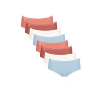 SLOGGI Braga 'Basic+' azul claro / naranja / merlot / blanco 4XL EUR