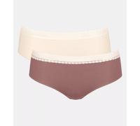 SLOGGI Braga 'GO' crema / marrón L-XL crema / marrón