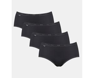 SLOGGI Braga midi Basic + (lote 3+1 gratis). Color Negro
