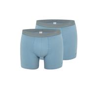 SLOGGI Calzoncillo boxer 'GO ABC 2.0' azul paloma / gris L azul paloma / gris