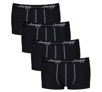 SLOGGI Calzoncillo boxer gris basalto / negro / blanco XXL EUR