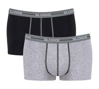 SLOGGI Calzoncillo boxer gris / negro M gris / negro