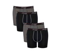 SLOGGI Calzoncillo boxer 'Start' negro / blanco XXL EUR