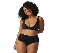 sloggi Chic Maxi 4p, Slip Mujer, Negro (Black), 46 (Pack de 4)