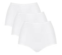sloggi Women's sloggi 24/7 Microfibre Maxi C3P Briefs, White, 54
