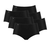 Sloggi Dama Slip Midi, Paquete De 6 - 24/7 Microfibra, Sólido