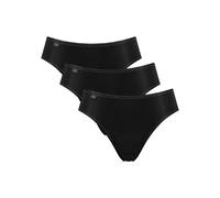 sloggi Women's sloggi 24/7 Microfibre Tai C3P Briefs, Black, 38