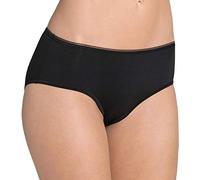 sloggi Feel Sensational Midi, Slip para Mujer, Negro, 48