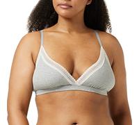 Sloggi Go Ribbed Bralette Sujetador, Multicolor (Medium Grey Melange), L Mujer
