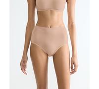 SLOGGI Lote de 2+1 gratis - Bragas altas tipo culotte GO DAILY COTTON. Color beige
