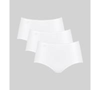 SLOGGI Lote de 2 + 1 gratis - culottes midi SLOGGI 24/7 MICROFIBRE. Color Blanco