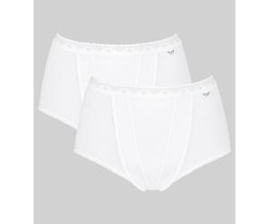 SLOGGI Lote de 2 bragas maxi Control vientre plano. Color Blanco