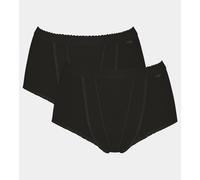 Control de Algodón Braga Maxi 2 Pack Negro, Blanco O Piel